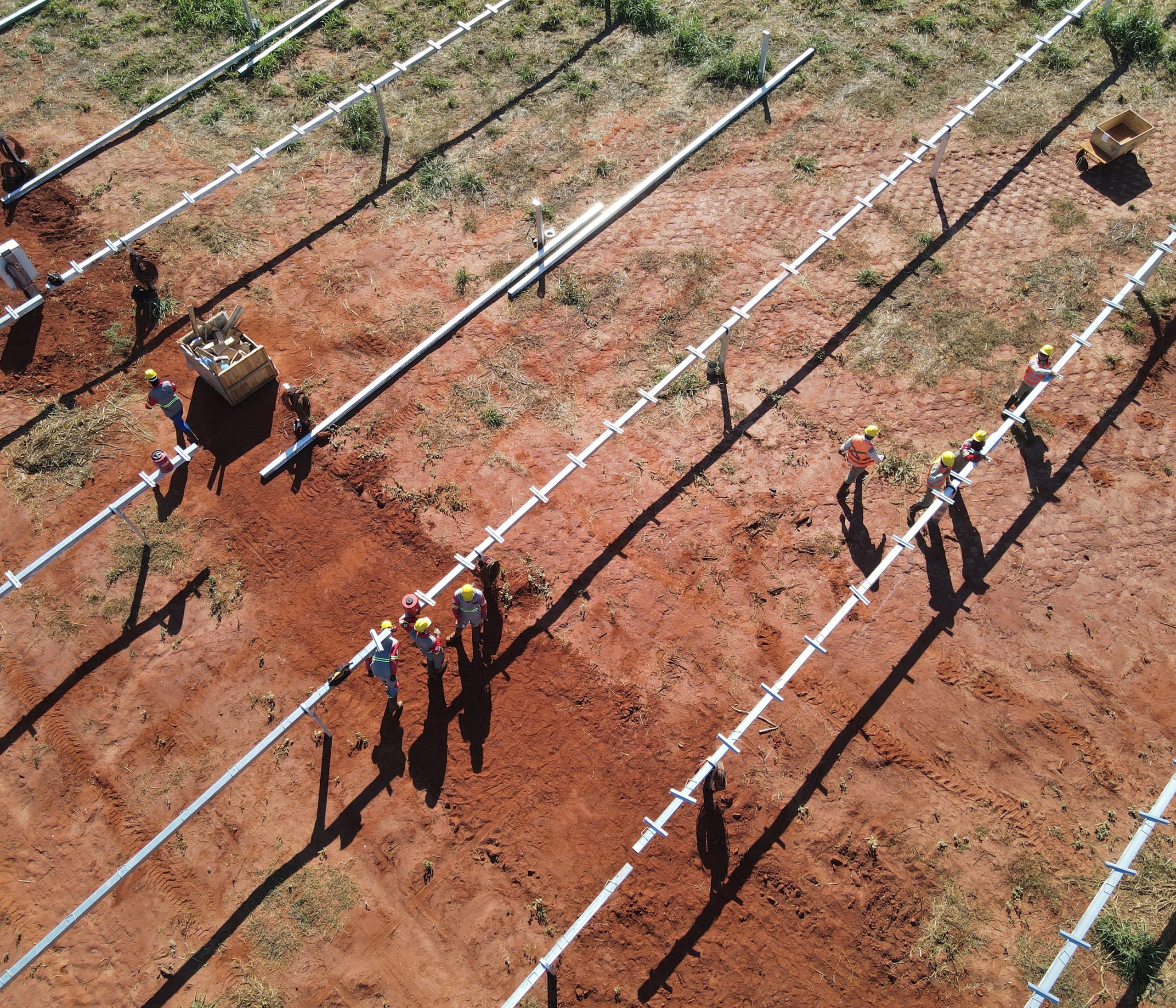 Proceso de construcción de un proyecto fotovoltaico de Soltec